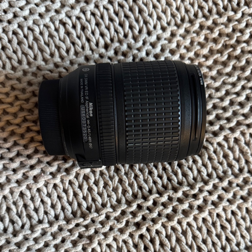 Nikon Black Telephoto Lens